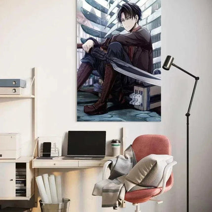 Levi chills - Attack on Titan - Anime Leinwandbild (Canvas) kaufen bei Linkreich – Jetzt entdecken!