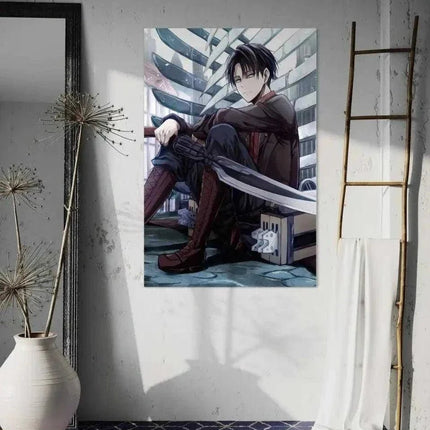 Levi chills - Attack on Titan - Anime Leinwandbild (Canvas) kaufen bei Linkreich – Jetzt entdecken!