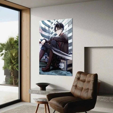 Levi chills - Attack on Titan - Anime Leinwandbild (Canvas) kaufen bei Linkreich – Jetzt entdecken!