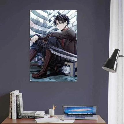 Levi chills - Attack on Titan - Anime Leinwandbild (Canvas) kaufen bei Linkreich – Jetzt entdecken!