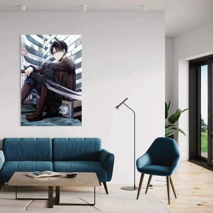 Levi chills - Attack on Titan - Anime Leinwandbild (Canvas) kaufen bei Linkreich – Jetzt entdecken!