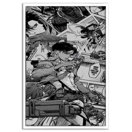 Levi Manga Style - Attack on Titan - Anime Leinwandbild (Canvas) kaufen bei Linkreich – Jetzt entdecken!