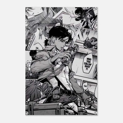 Levi Manga Style - Attack on Titan - Anime Leinwandbild (Canvas) kaufen bei Linkreich – Jetzt entdecken!