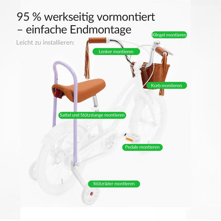 LEVO - 16'' Kinderfahrrad mit Stützrädern (Fahrräder) kaufen bei Linkreich – Jetzt entdecken!