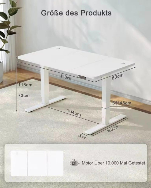 SEO. LiftDesk - Elektrischer Höhenverstellbarer Schreibtisch - 120x60cm Linkreich
