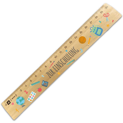 SEO. Lineal zur Einschulung im Einschulungs Design für Kinder aus Holz - Linkreich