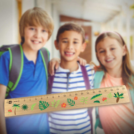 SEO. Lineal zur Einschulung im Jungle Design für Kinder aus Holz - Linkreich