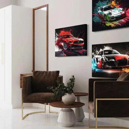 Liquid Car Bundle - Leinwandbild 3x (Canvas) kaufen bei Linkreich – Jetzt entdecken!