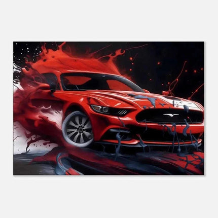 Liquid Mustang - Auto Leinwandbild (Canvas) kaufen bei Linkreich – Jetzt entdecken!
