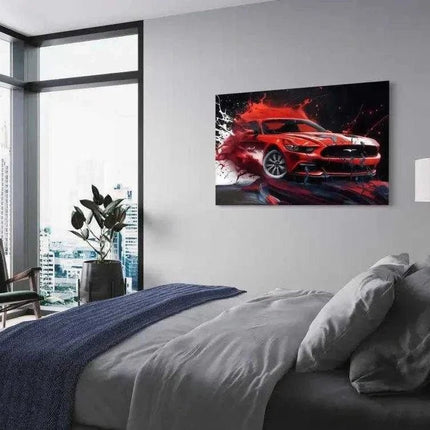 Liquid Mustang - Auto Leinwandbild (Canvas) kaufen bei Linkreich – Jetzt entdecken!