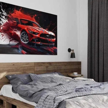 Liquid Mustang - Auto Leinwandbild (Canvas) kaufen bei Linkreich – Jetzt entdecken!