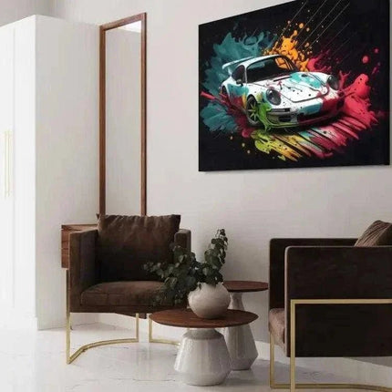 Liquid Porsche - Auto Leinwandbild (Canvas) kaufen bei Linkreich – Jetzt entdecken!