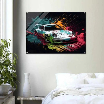 Liquid Porsche - Auto Leinwandbild (Canvas) kaufen bei Linkreich – Jetzt entdecken!
