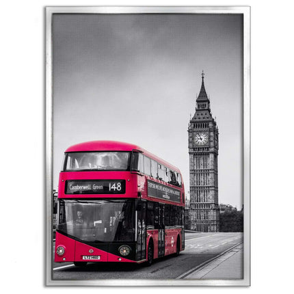 London Bus - Leinwandbild Stadt (Canvas) kaufen bei Linkreich – Jetzt entdecken!