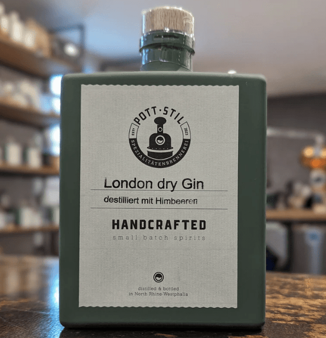 SEO. London dry Gin destilliert mit Himbeeren 200ml (45% vol) - Linkreich
