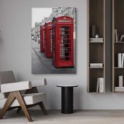 London Telephone Box - Leinwandbild Stadt (Canvas) kaufen bei Linkreich – Jetzt entdecken!