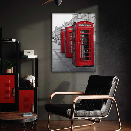 London Telephone Box - Leinwandbild Stadt (Canvas) kaufen bei Linkreich – Jetzt entdecken!