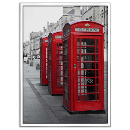London Telephone Box - Leinwandbild Stadt (Canvas) kaufen bei Linkreich – Jetzt entdecken!