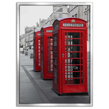 London Telephone Box - Leinwandbild Stadt (Canvas) kaufen bei Linkreich – Jetzt entdecken!