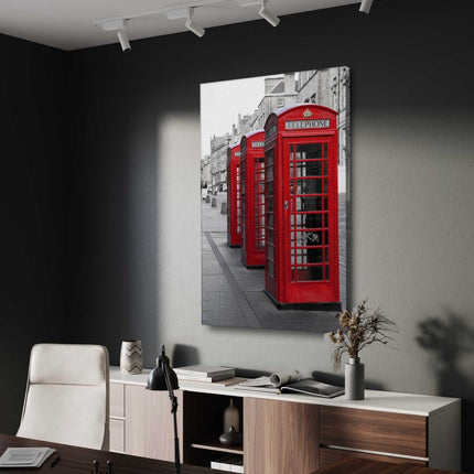 London Telephone Box - Leinwandbild Stadt (Canvas) kaufen bei Linkreich – Jetzt entdecken!