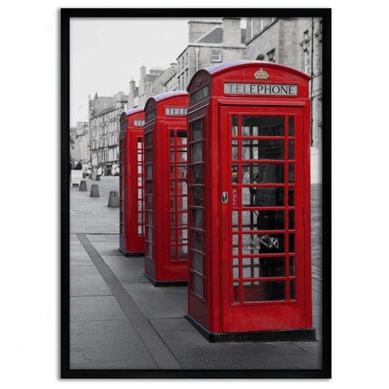 London Telephone Box - Leinwandbild Stadt (Canvas) kaufen bei Linkreich – Jetzt entdecken!