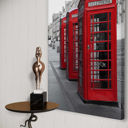 London Telephone Box - Leinwandbild Stadt (Canvas) kaufen bei Linkreich – Jetzt entdecken!