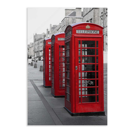 London Telephone Box - Leinwandbild Stadt (Canvas) kaufen bei Linkreich – Jetzt entdecken!