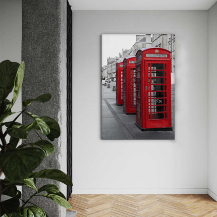 London Telephone Box - Leinwandbild Stadt (Canvas) kaufen bei Linkreich – Jetzt entdecken!