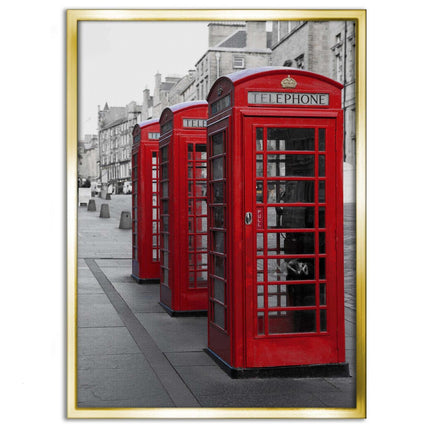 London Telephone Box - Leinwandbild Stadt (Canvas) kaufen bei Linkreich – Jetzt entdecken!