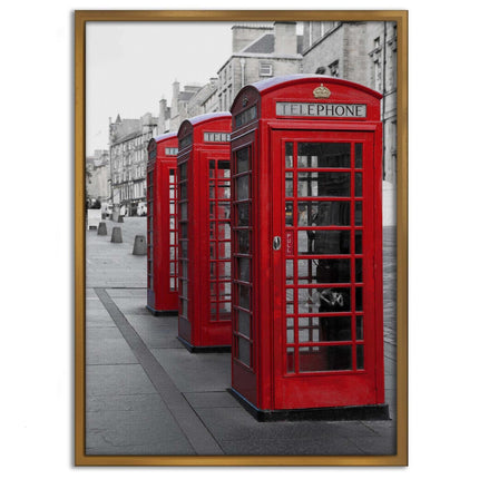 London Telephone Box - Leinwandbild Stadt (Canvas) kaufen bei Linkreich – Jetzt entdecken!