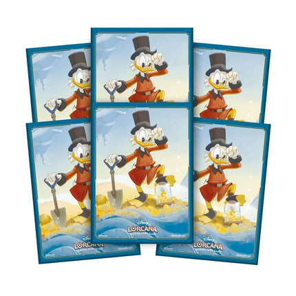 SEO. Lorcana TCG Karten 65 Hüllen Dagobert Duck Disney Sleeves - Linkreich