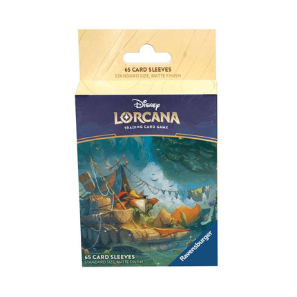 SEO. Lorcana TCG Karten 65 Hüllen Robin Hood Disney Sleeves - Linkreich