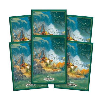 SEO. Lorcana TCG Karten 65 Hüllen Robin Hood Disney Sleeves - Linkreich