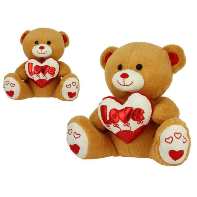 SEO. "Love" Bär Kuscheltier - 20 cm Bärchen Plüschtier Stofftier Valentinstag - Linkreich