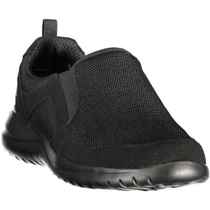 SEO. LUMBERJACK Herren Sneaker – Sportschuh mit Gummizug - Schwarz Linkreich