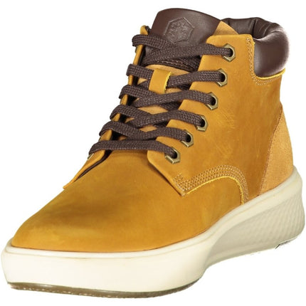 SEO. LUMBERJACK Herren Sportschuhe Gelb – Sneaker mit herausnehmbarem Fußbett für Herbst/Winter - Gelb Linkreich