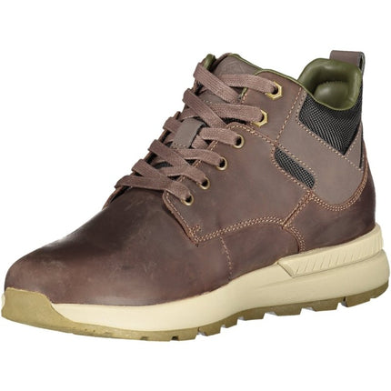 SEO. LUMBERJACK Herrenstiefel Braun – Stiefeletten für Herbst/Winter mit Schnürsenkeln - Braun Linkreich