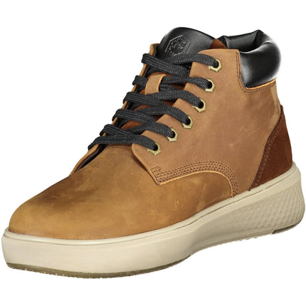 LUMBERJACK Herrenstiefel Braun – Stiefeletten für Herbst/Winter mit Schnürsenkeln