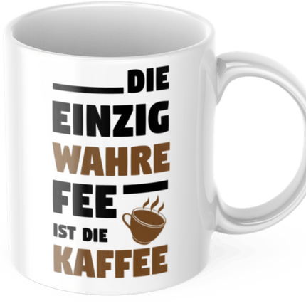 Lustige Kaffeetasse "Die Einzig Wahre Fee Ist Der Kaffee" Frühstück Morgen Arbeit Tasse Büro Geschenk (Kaffeetassen & - becher) kaufen bei Linkreich – Jetzt entdecken!