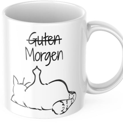 SEO. Lustige Kaffeetasse "Guten Morgen" Frühstück Arbeit Tasse Büro Geschenk - Linkreich
