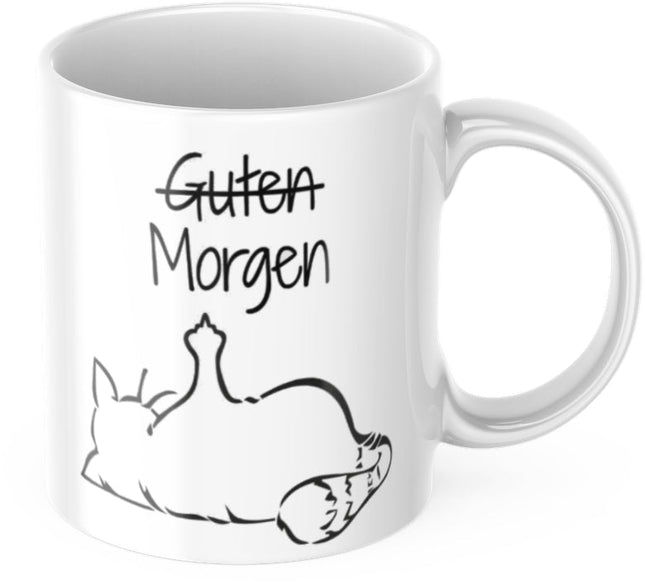 SEO. Lustige Kaffeetasse "Guten Morgen" Frühstück Arbeit Tasse Büro Geschenk - Linkreich