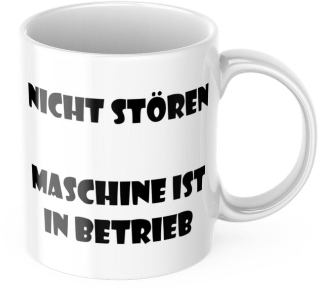 SEO. Lustige Kaffeetasse "Nicht Stören, Maschine Ist In Betrieb" Frühstück Morgen Arbeit Tasse Büro Geschenk - Linkreich