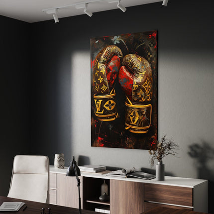 Luxury Boxing Gloves - Leinwandbild Pop Art / Luxuriös (Canvas) kaufen bei Linkreich – Jetzt entdecken!