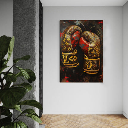 Luxury Boxing Gloves - Leinwandbild Pop Art / Luxuriös (Canvas) kaufen bei Linkreich – Jetzt entdecken!