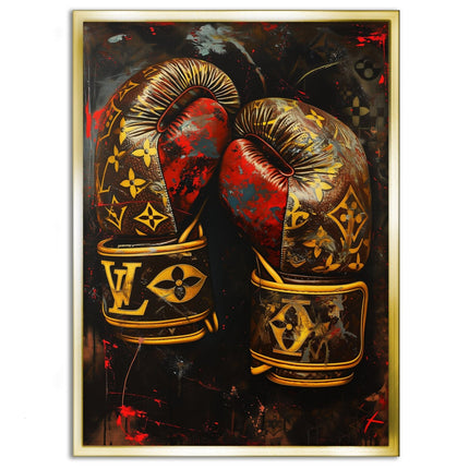 Luxury Boxing Gloves - Leinwandbild Pop Art / Luxuriös (Canvas) kaufen bei Linkreich – Jetzt entdecken!