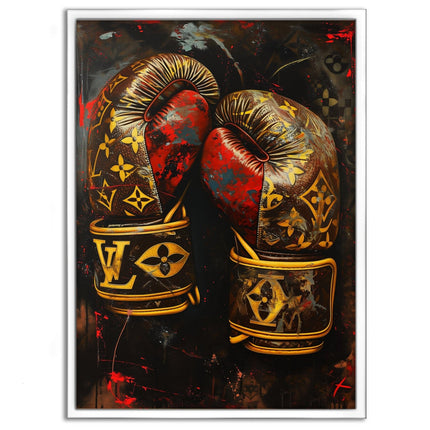 Luxury Boxing Gloves - Leinwandbild Pop Art / Luxuriös (Canvas) kaufen bei Linkreich – Jetzt entdecken!