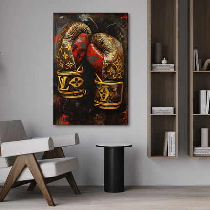 Luxury Boxing Gloves - Leinwandbild Pop Art / Luxuriös (Canvas) kaufen bei Linkreich – Jetzt entdecken!