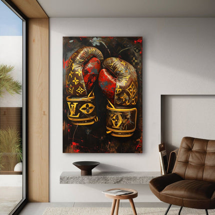 Luxury Boxing Gloves - Leinwandbild Pop Art / Luxuriös (Canvas) kaufen bei Linkreich – Jetzt entdecken!