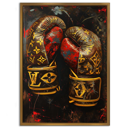 Luxury Boxing Gloves - Leinwandbild Pop Art / Luxuriös (Canvas) kaufen bei Linkreich – Jetzt entdecken!