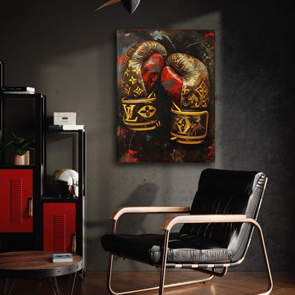 Luxury Boxing Gloves - Leinwandbild Pop Art / Luxuriös (Canvas) kaufen bei Linkreich – Jetzt entdecken!